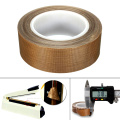 Factory price fire retardant  PTFE coated carbon fiber adhesive tape for sealing machine heat strip adhesion prevention